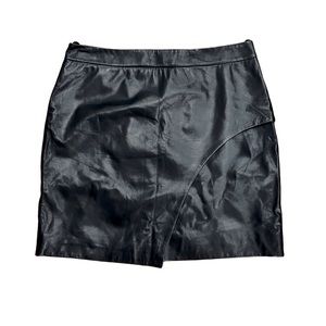 L’AGENCE | Lamb Leather Skirt